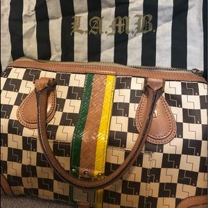 ✨L.A.M.B. MANDEVILLE CHECKERBOARD HANDBAG 🐑✨